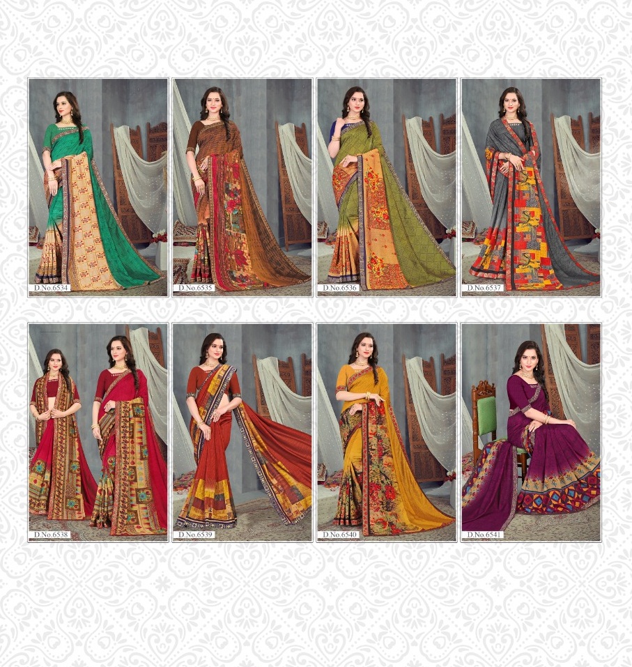 Sitka Presents Khushboo Vol 6  Printed Sarees Collection