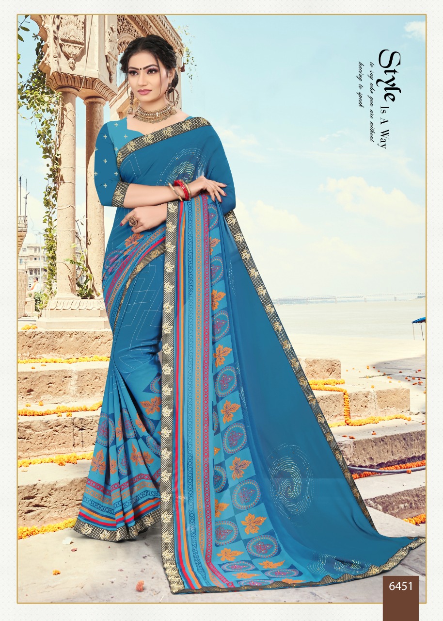 Sitka Presents Blue Eyes Vol 21 Regular Wear Sarees Collection