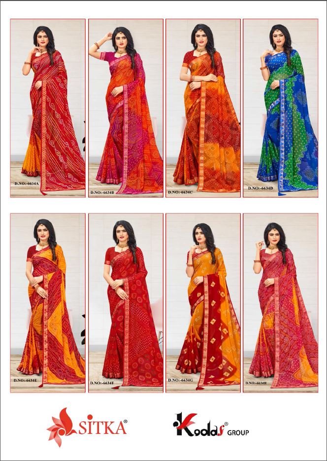 Sitka Presents Ping Pong Vol 3 Regular Wear Printed Sarees Collection