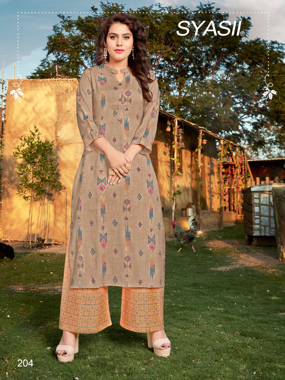 Syasii  Presents  Culture Vol 2 Kurti With Bottom Collection