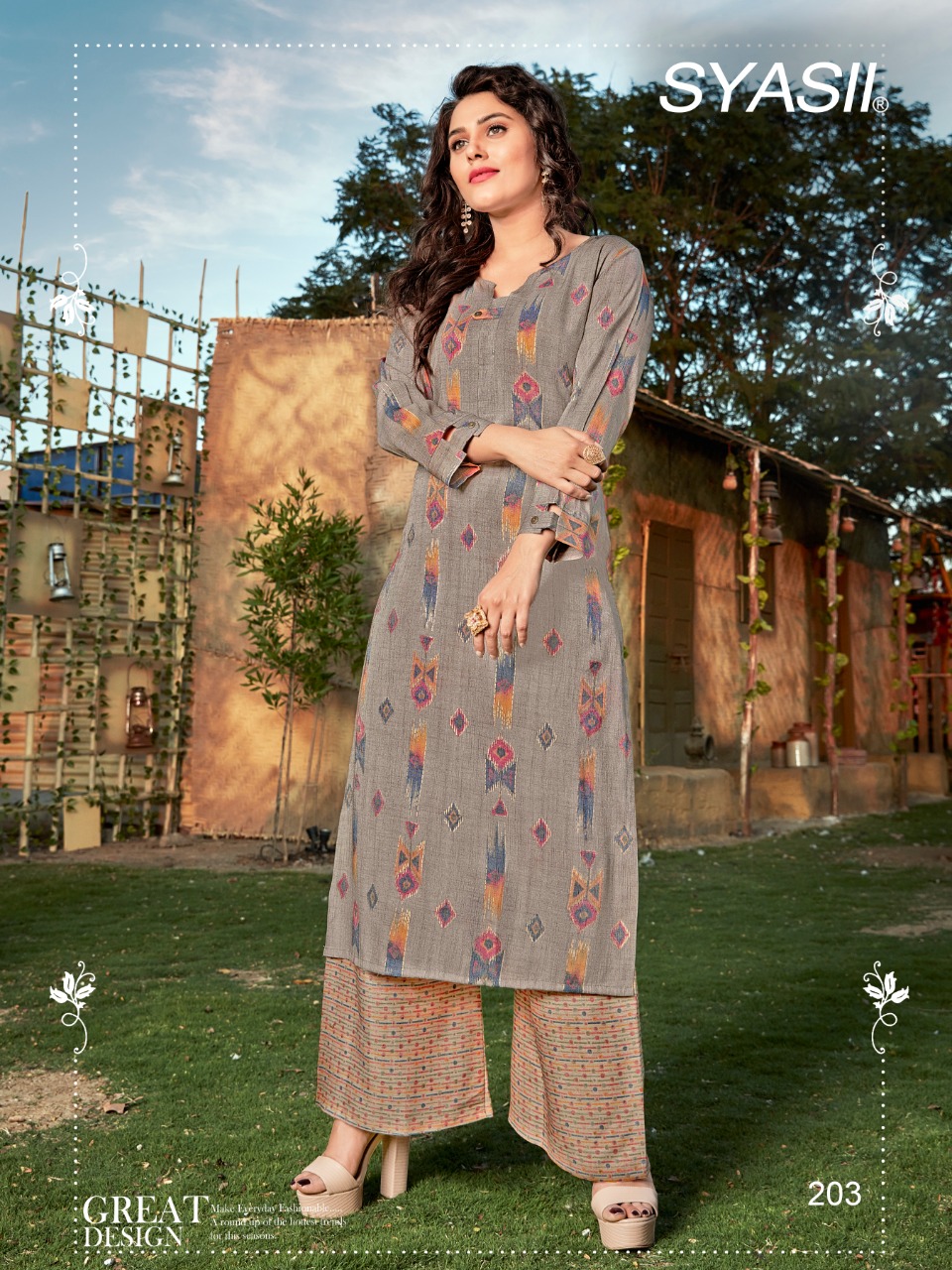 Syasii  Presents  Culture Vol 2 Kurti With Bottom Collection