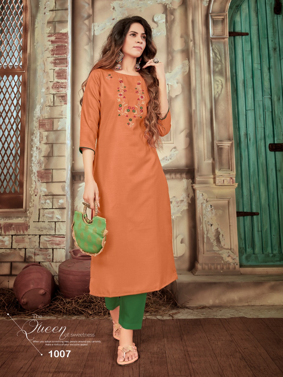 Syasii Presents  Light Galaxy Designer Kurtis Collection