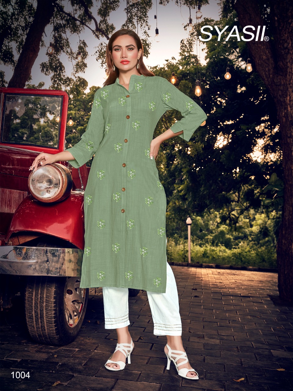 Syasii  Presents Ramia Straight Kurti With Bottom