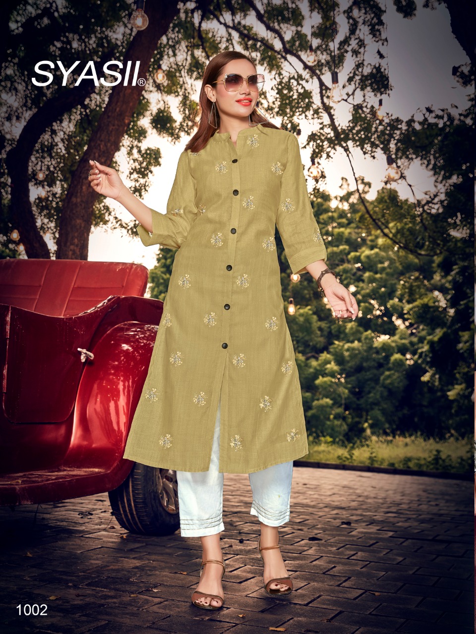 Syasii  Presents Ramia Straight Kurti With Bottom