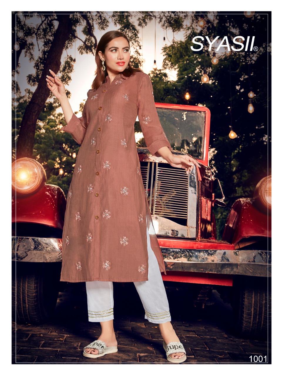 Syasii  Presents Ramia Straight Kurti With Bottom