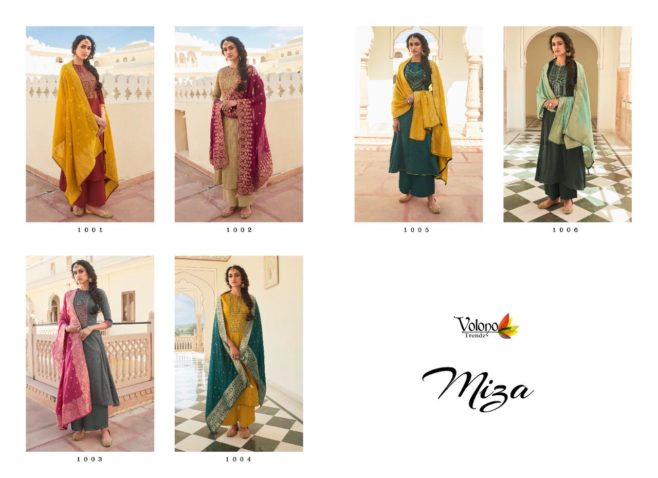 Volono  Presents Miza Designer Dress Material