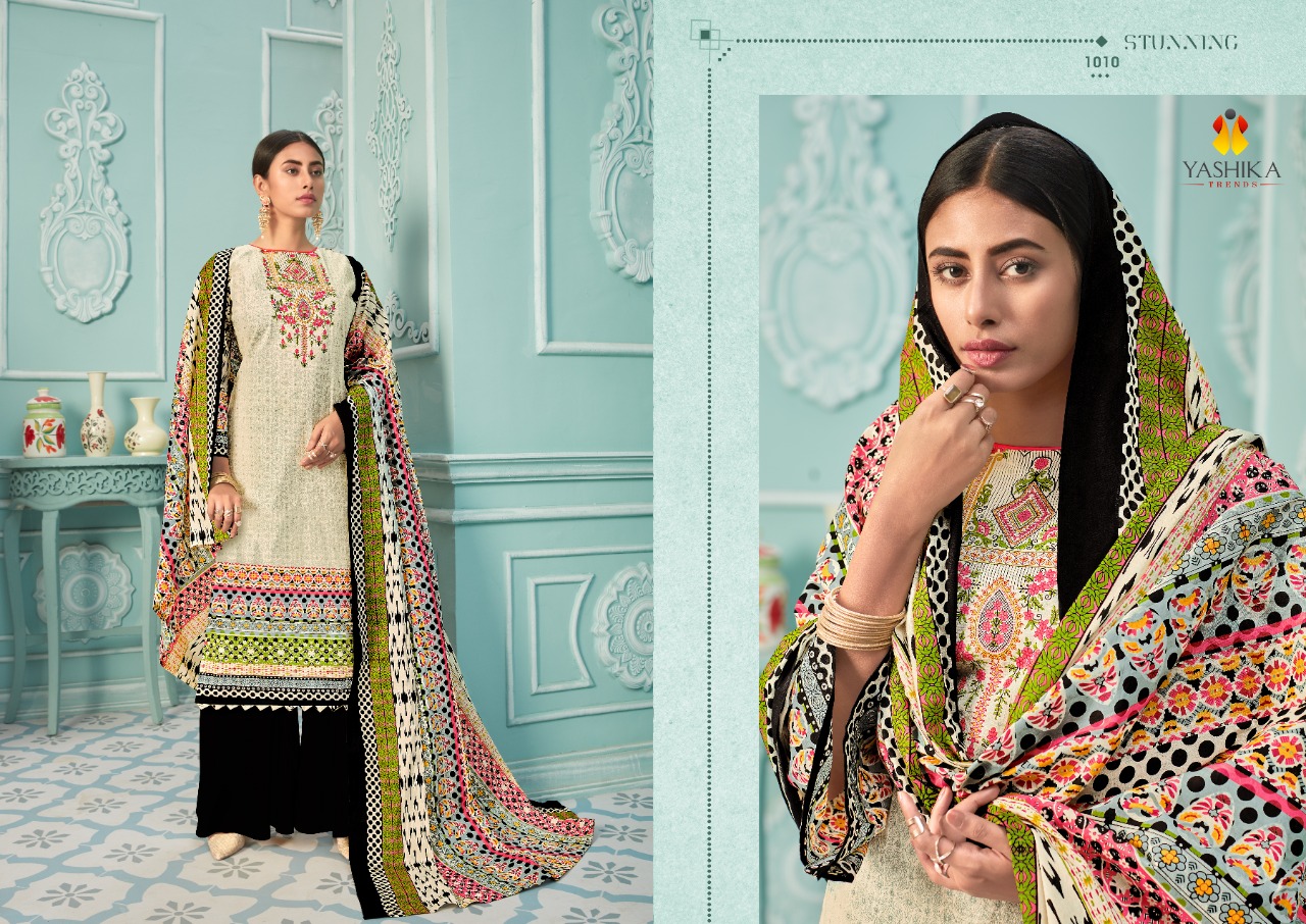 Yashika  Presents Zulffat Vol 1   Karachi Dress Material