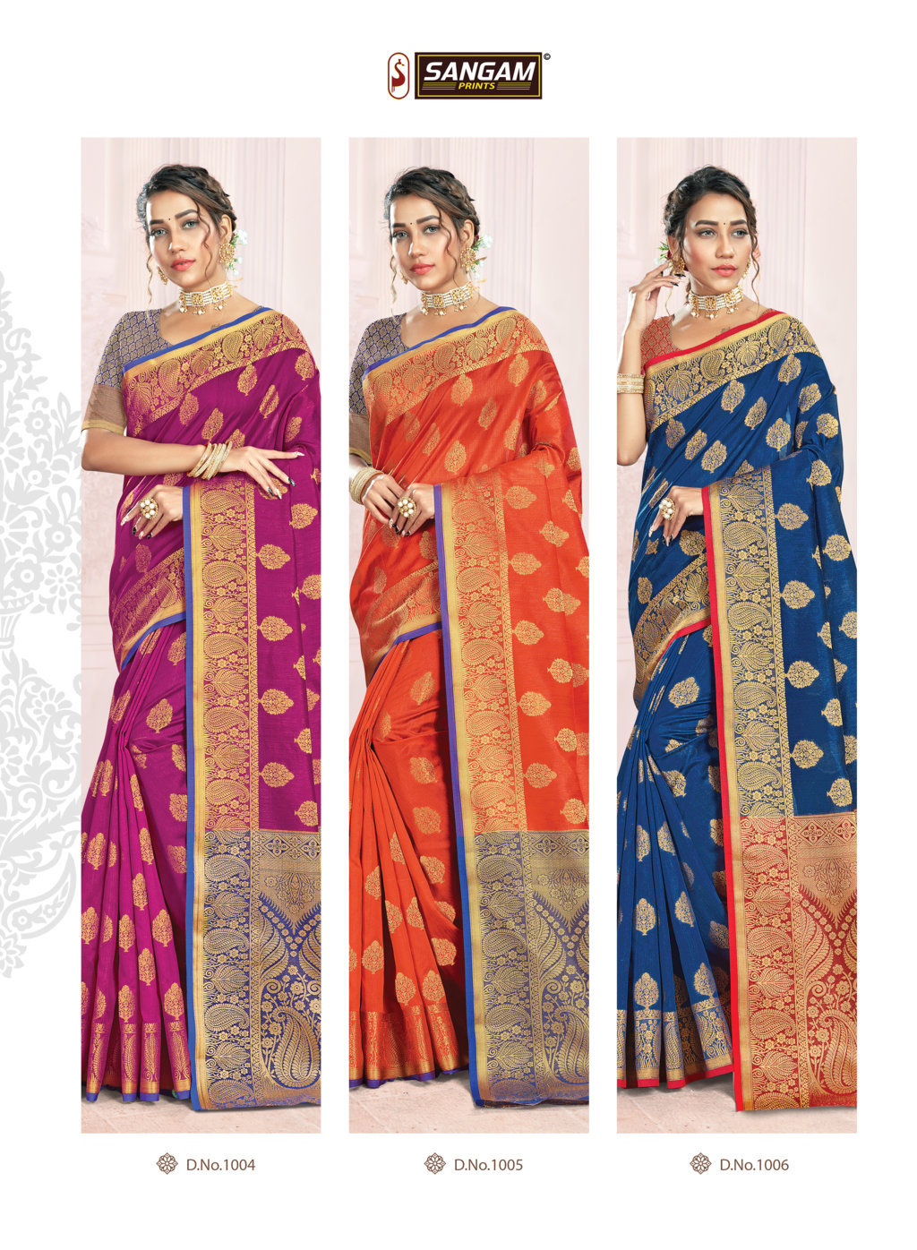 Sangam Presents Kalyanam Silk Handloom Silk Sarees