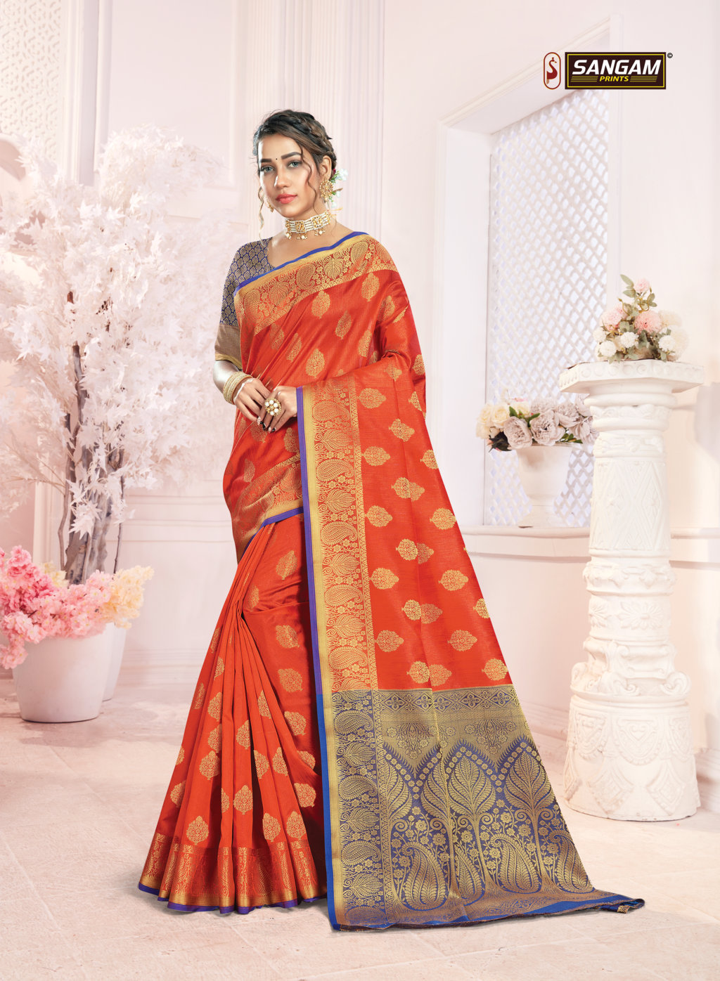 Sangam Presents Kalyanam Silk Handloom Silk Sarees