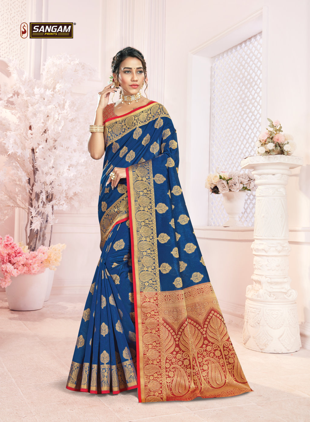 Sangam Presents Kalyanam Silk Handloom Silk Sarees