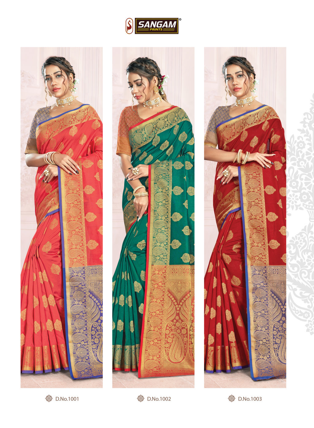 Sangam Presents Kalyanam Silk Handloom Silk Sarees