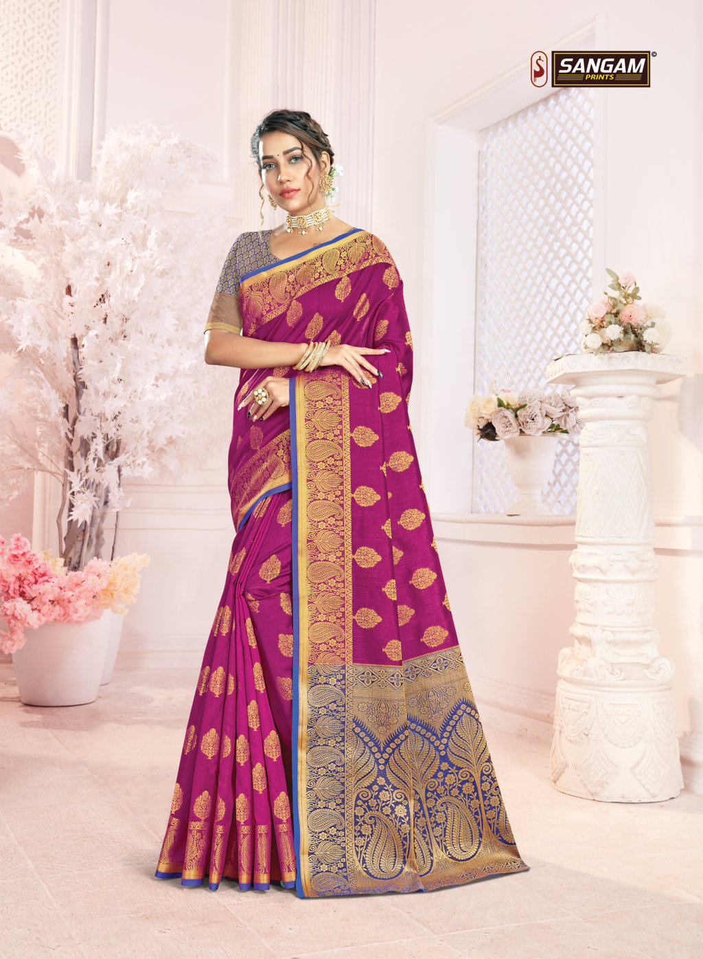 Sangam Presents Kalyanam Silk Handloom Silk Sarees