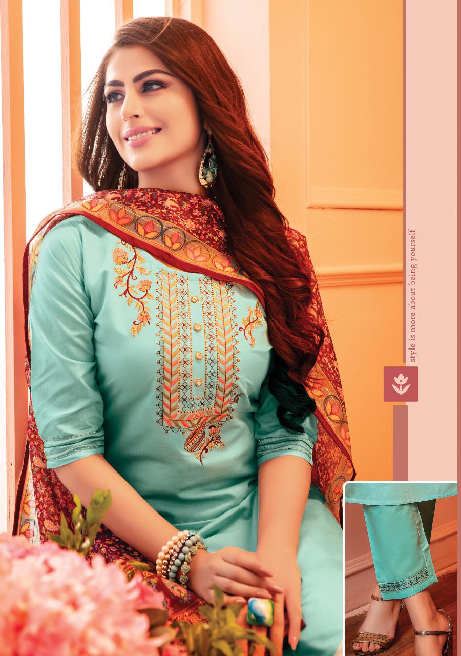 Kiana Launch New New Series Aitbaar Vol 5 Top Bottom With Dupatta Catalogue