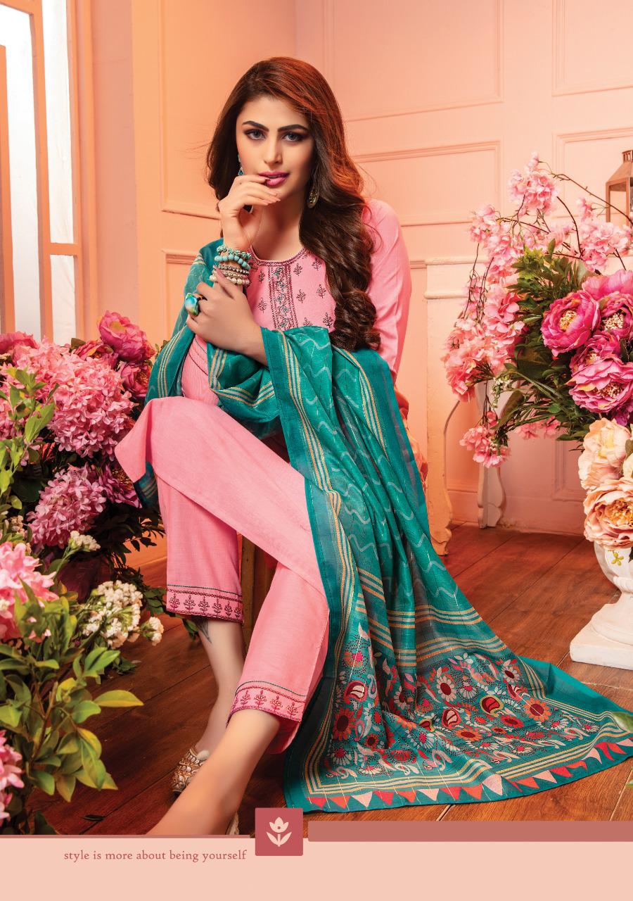 Kiana Launch New New Series Aitbaar Vol 5 Top Bottom With Dupatta Catalogue