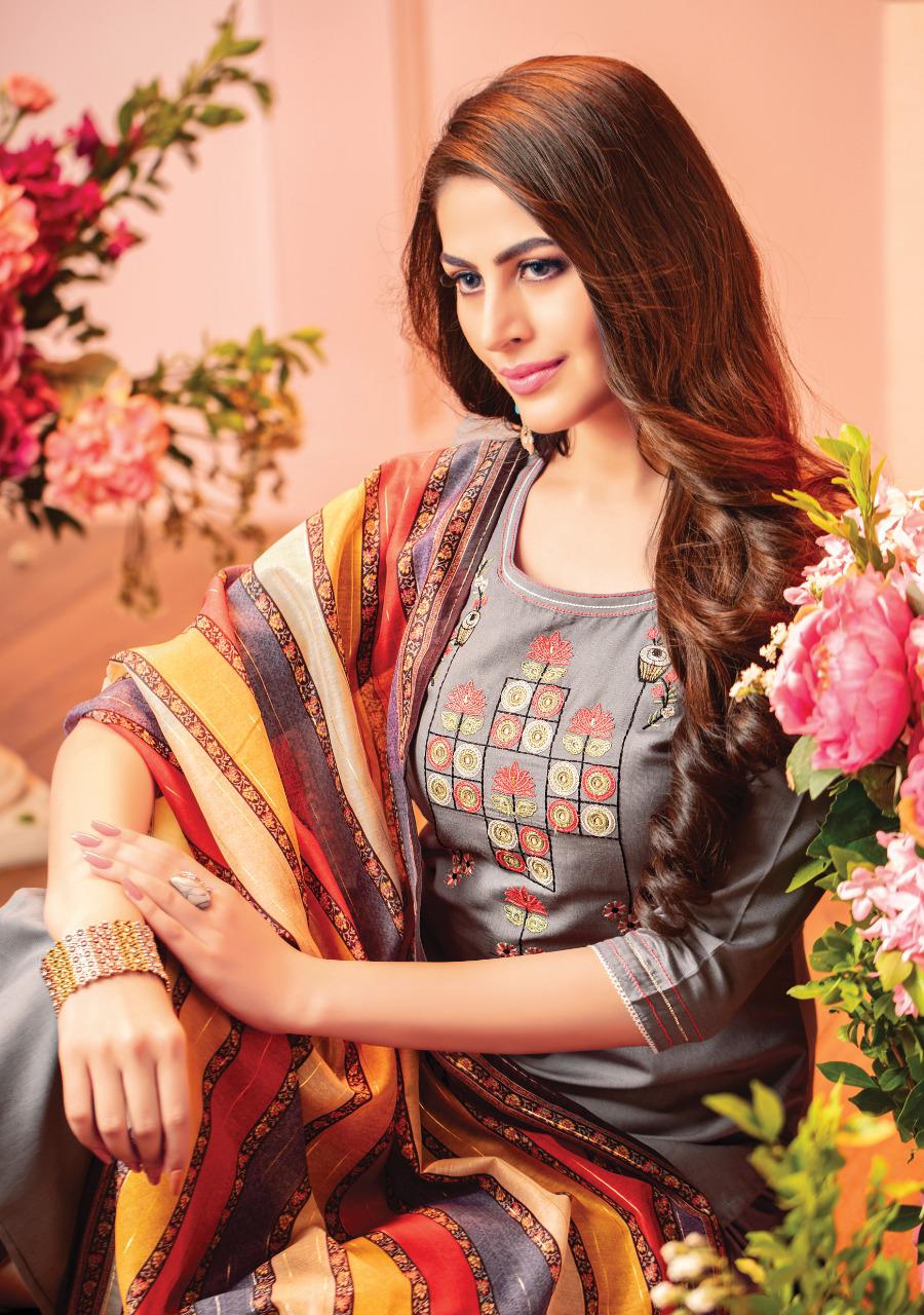 Kiana Launch New New Series Aitbaar Vol 5 Top Bottom With Dupatta Catalogue