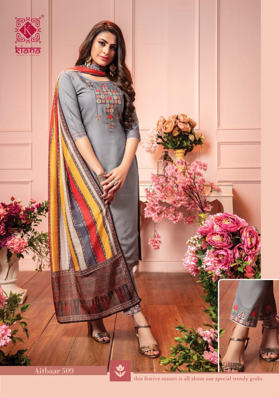 Kiana Launch New New Series Aitbaar Vol 5 Top Bottom With Dupatta Catalogue