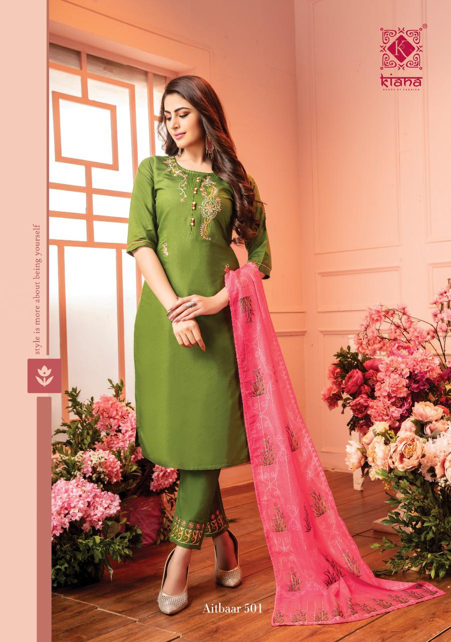 Kiana Launch New New Series Aitbaar Vol 5 Top Bottom With Dupatta Catalogue