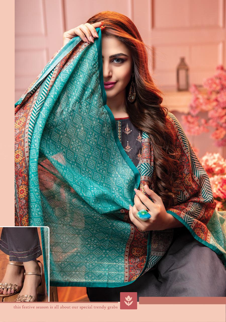 Kiana Launch New New Series Aitbaar Vol 5 Top Bottom With Dupatta Catalogue