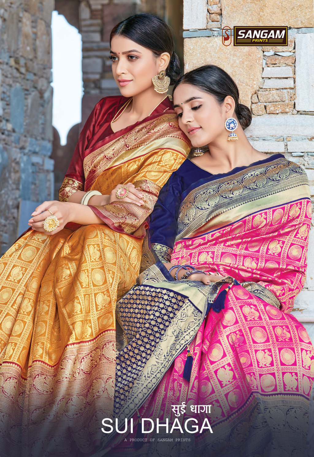 sui dhaga silk saree