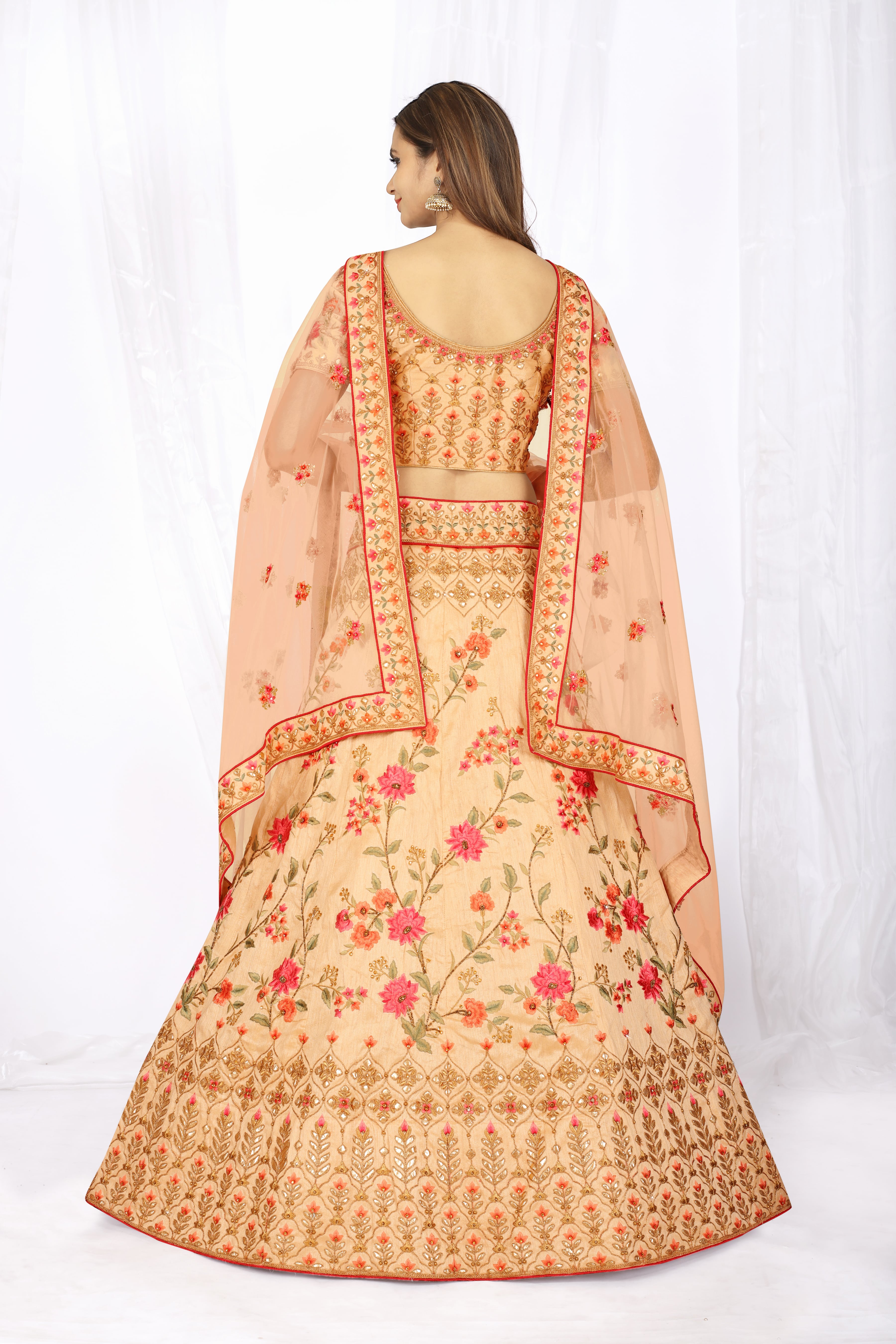 Peach Lehenga Bride Poland, SAVE 30% - silvavaldes.es