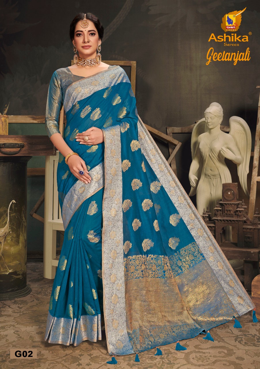 Ashika Presents  Geetanjali Banarasi Silk Saree Collection