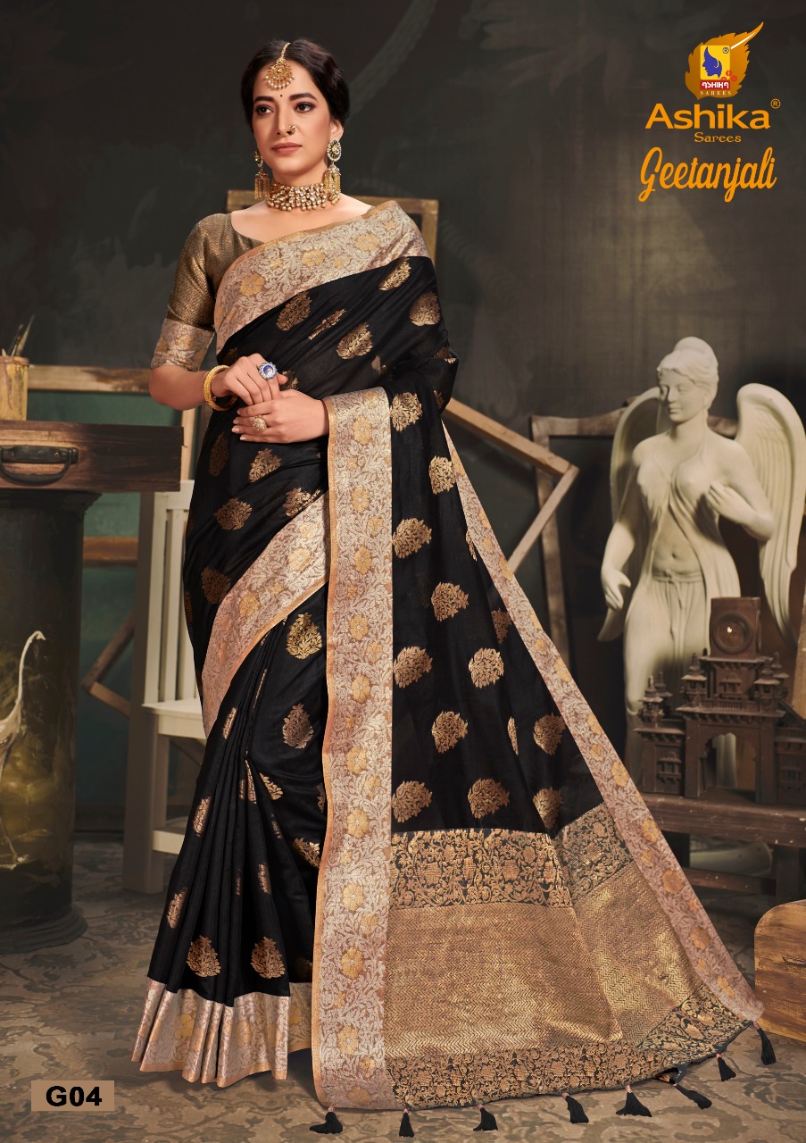 Ashika Presents  Geetanjali Banarasi Silk Saree Collection