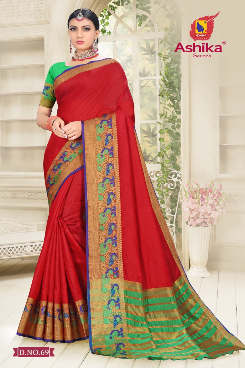 Ashika Presents Lotus  Festive Wear Sarees Collection