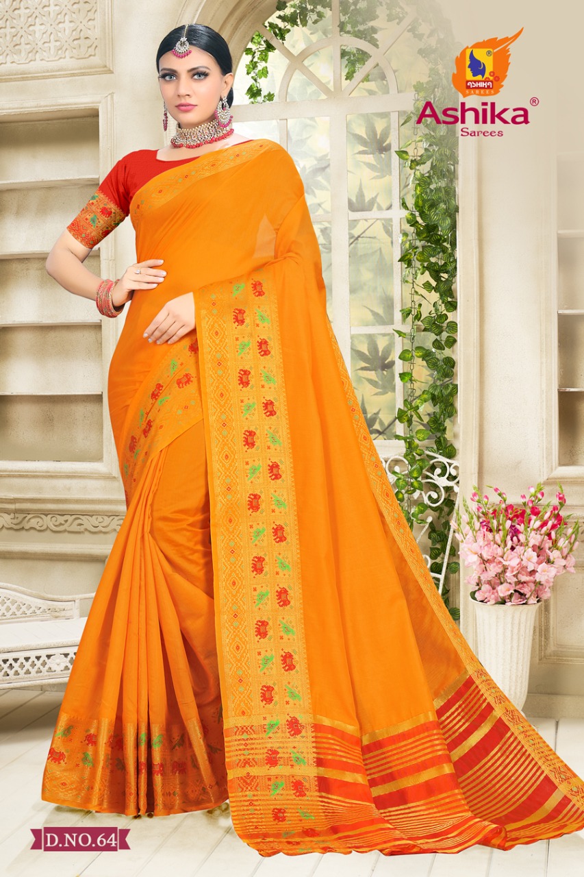 Ashika Presents Lotus  Festive Wear Sarees Collection