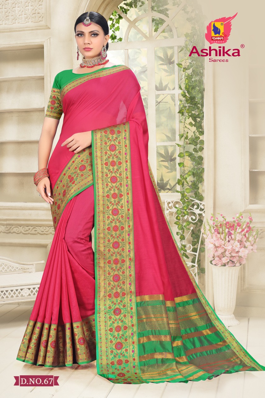 Ashika Presents Lotus  Festive Wear Sarees Collection