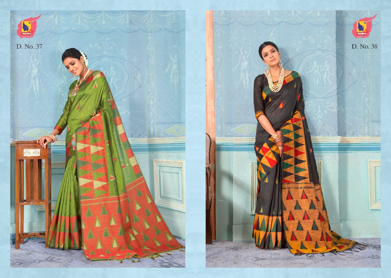 Ashika Presents Mrignaaini Silk Festive Wear Sarees Collection