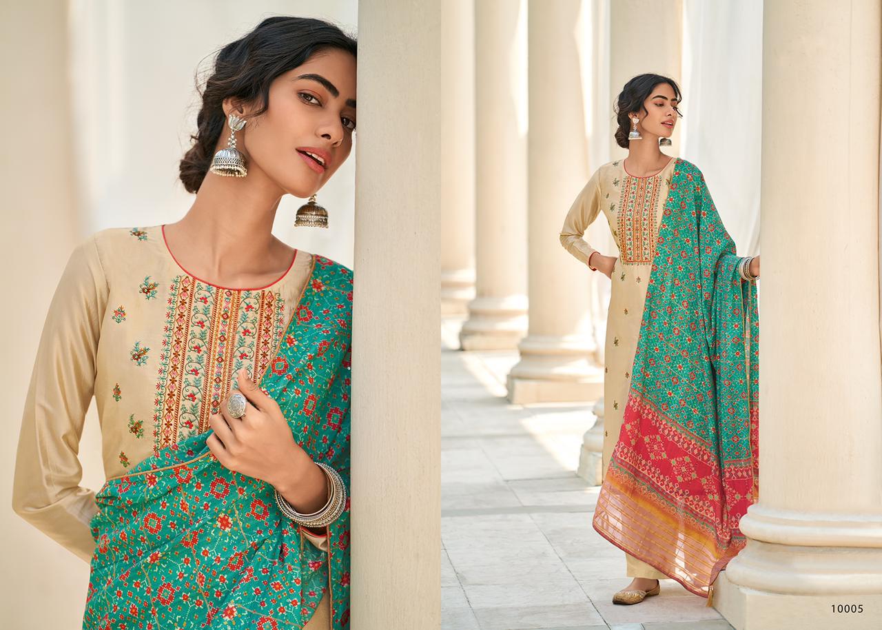 Cotton Satin Heavy Barik Bandhej and mirror work Bandhani Dress Material –  Ethenika.com