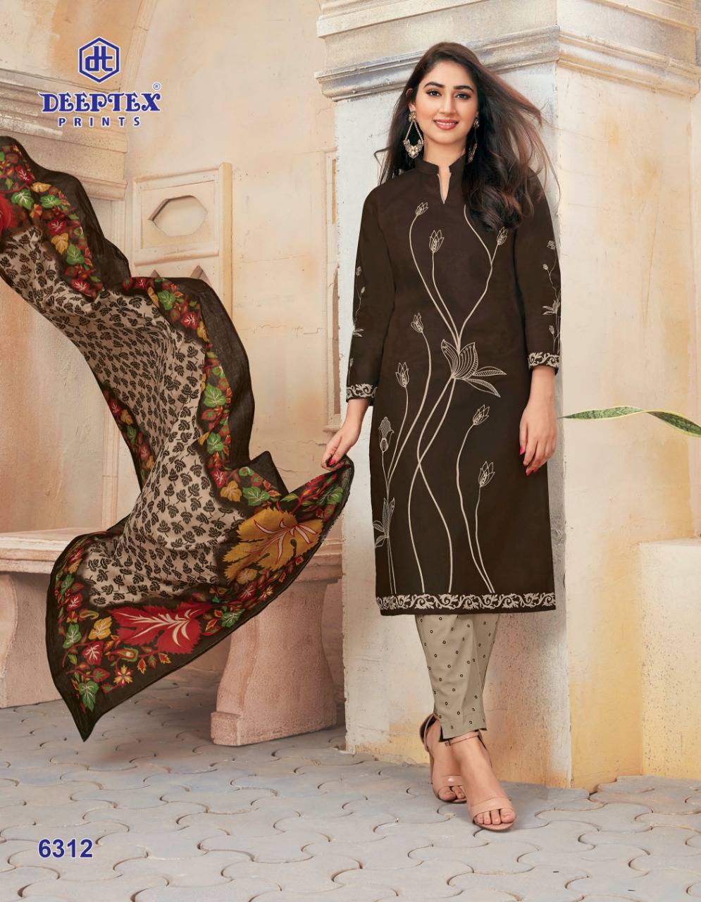 Deeptex Miss India Vol 65 Cotton Casual Wear Dress materials :  Textilecatalog