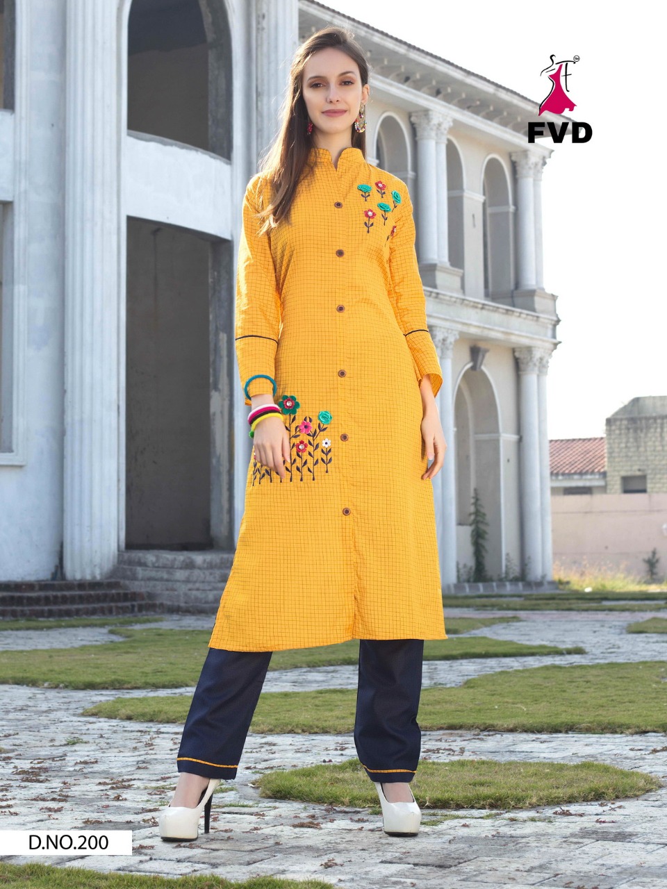 Fvd New Launching  Citygirl Vol 3  Kurti With Bottom