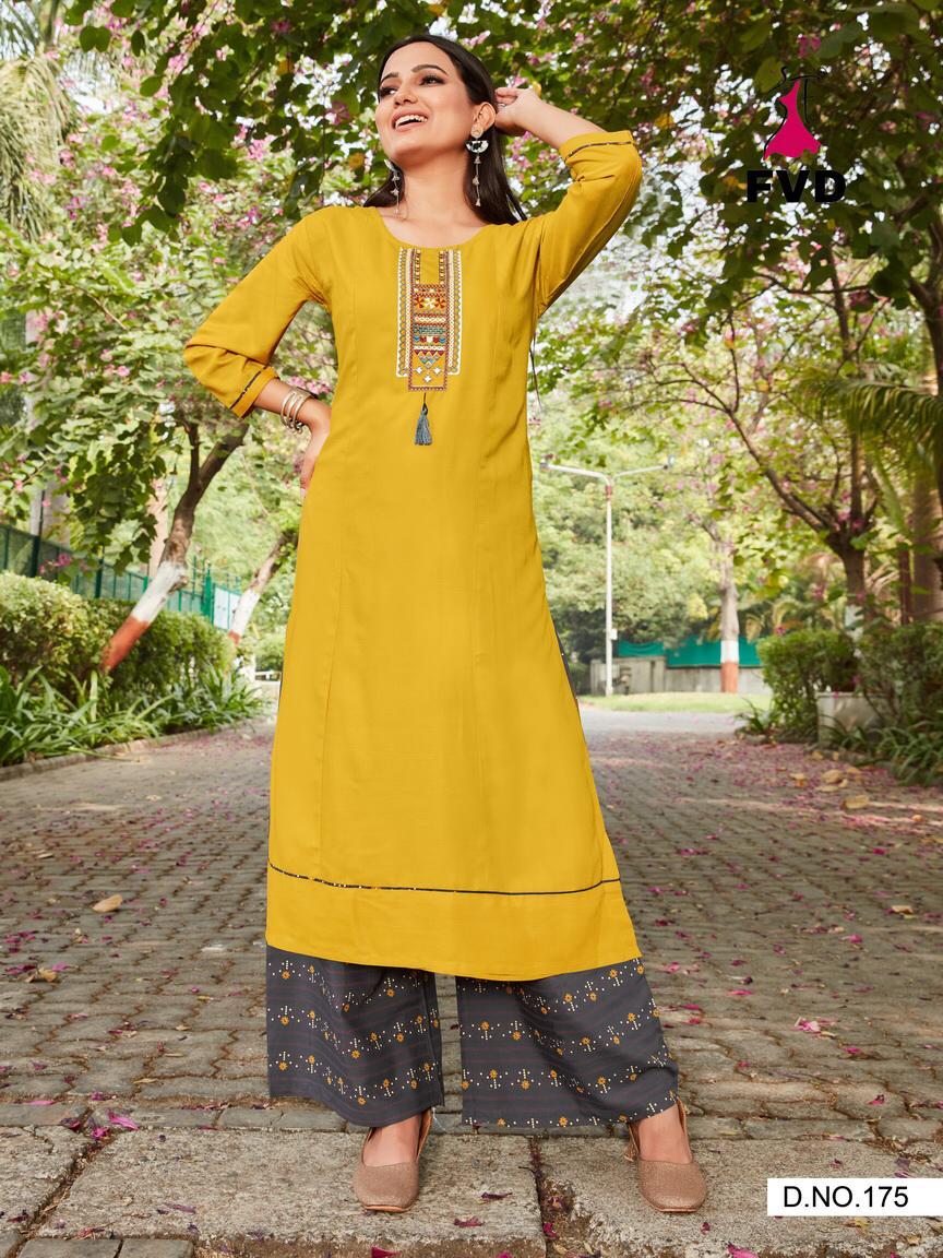 Fvd Presented   Pari Vol 1 Designer Kurti With Bottom Collection