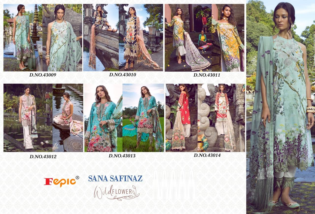 Fepic Presents  Sana Safinaz Wild Flower Pakistani Salwar Suits