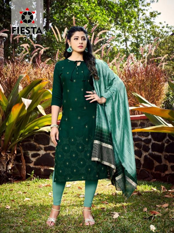 Fiesta Presents Harle Embroidery Kurti Collection