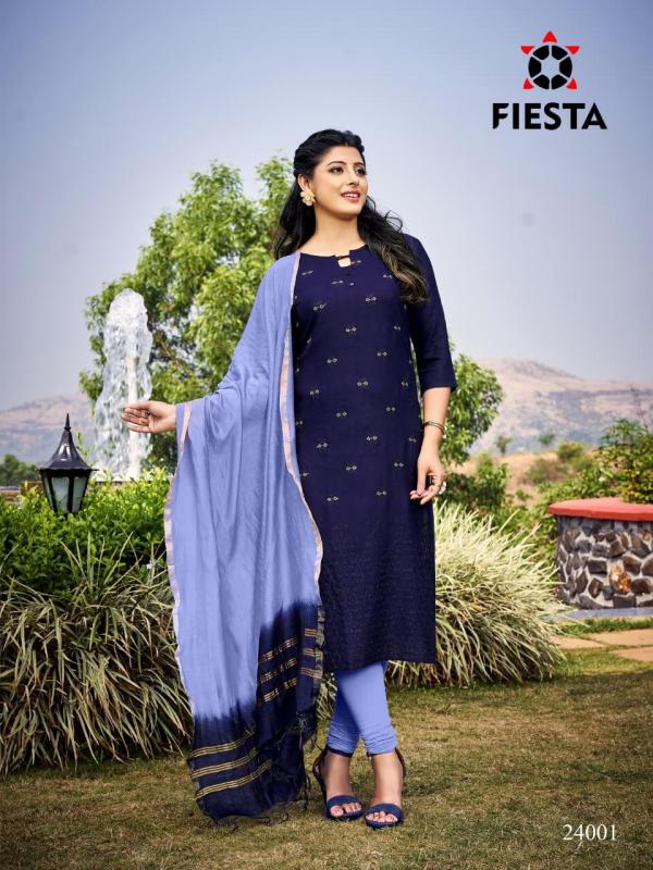 Fiesta Presents Harle Embroidery Kurti Collection