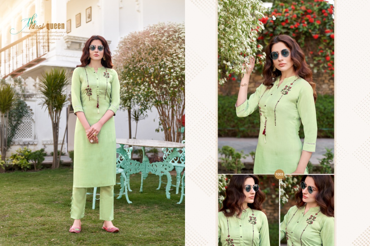 Kajri  Presents Namya  Vol 1  Kurti With Bottom Collection