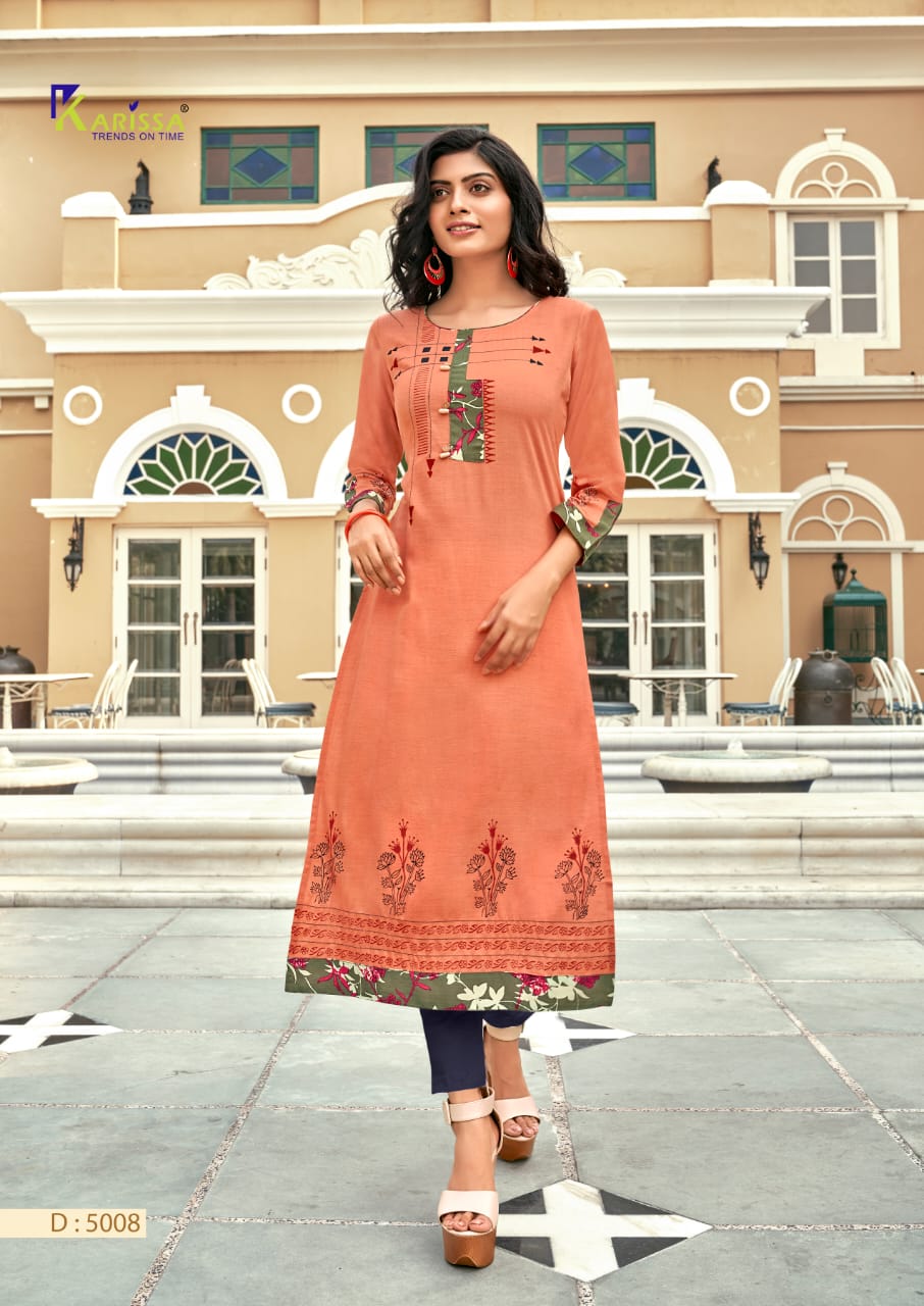 Karissa Presents Rich Girl Vol 5 Designer Kurtis Collection