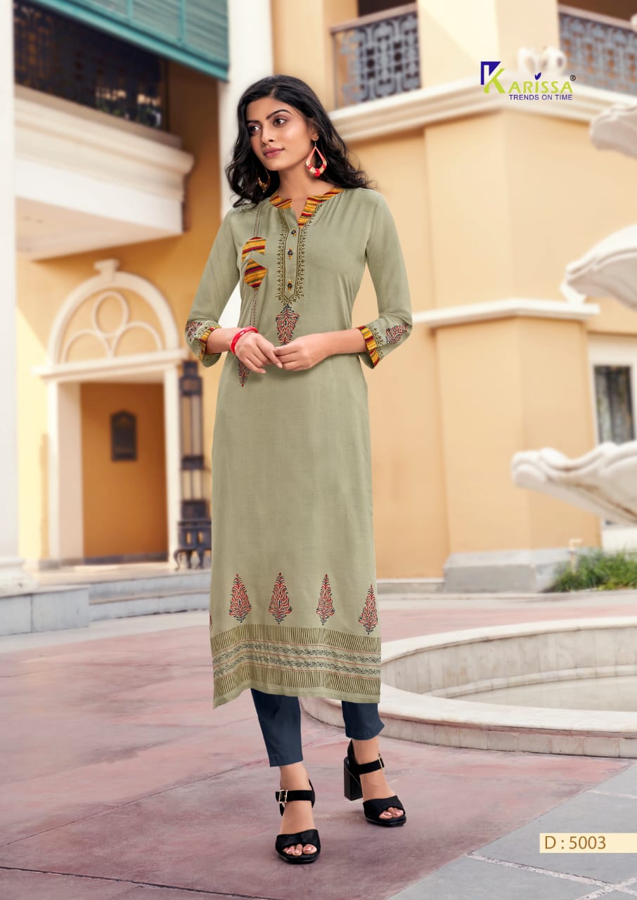 Karissa Presents Rich Girl Vol 5 Designer Kurtis Collection