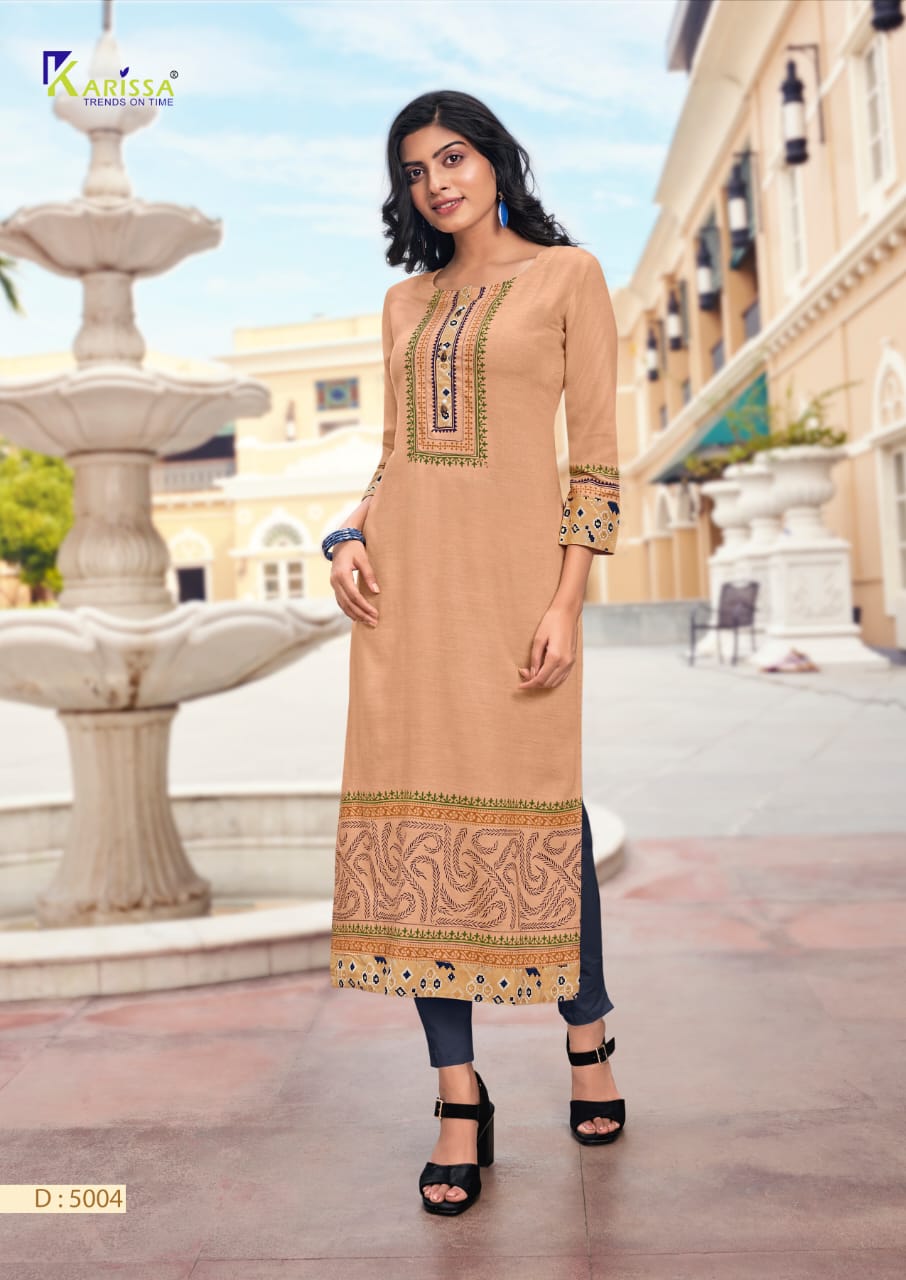 Karissa Presents Rich Girl Vol 5 Designer Kurtis Collection