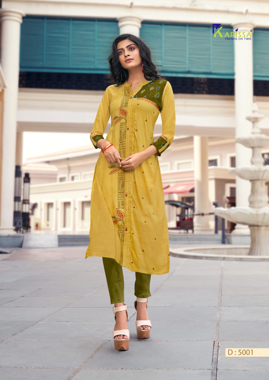 Karissa Presents Rich Girl Vol 5 Designer Kurtis Collection