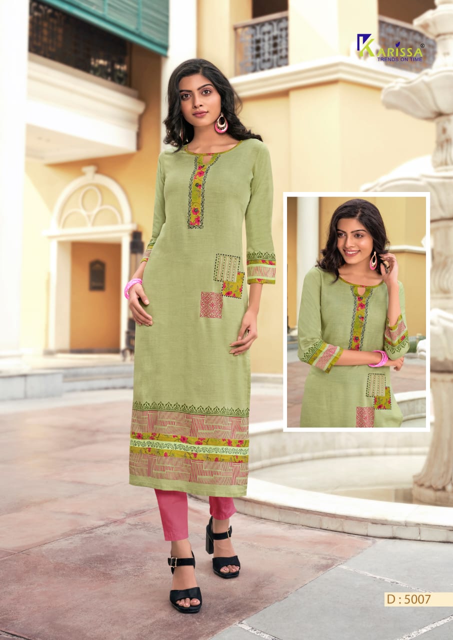 Karissa Presents Rich Girl Vol 5 Designer Kurtis Collection