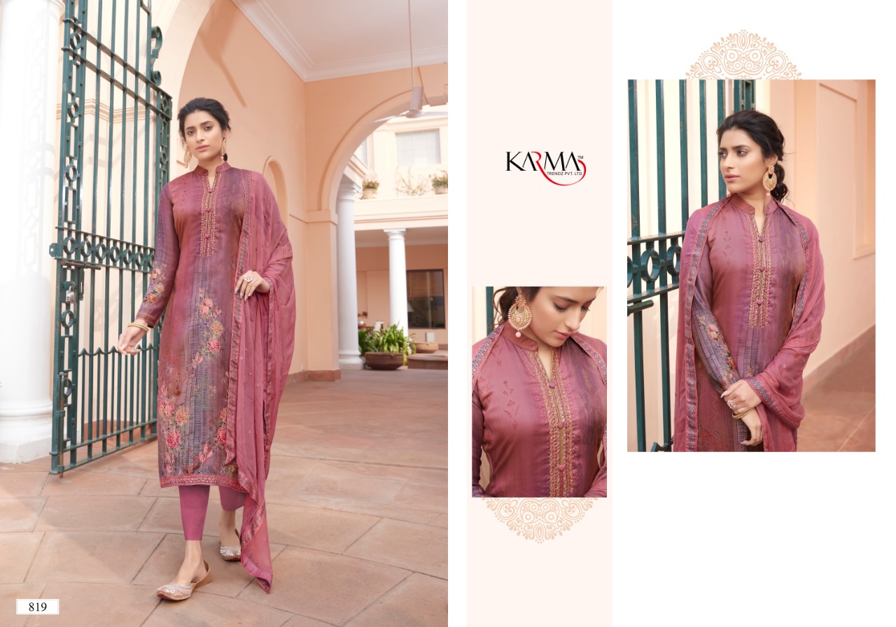 Karma Presents Lamhaa Vol 2 Designer Dress Material