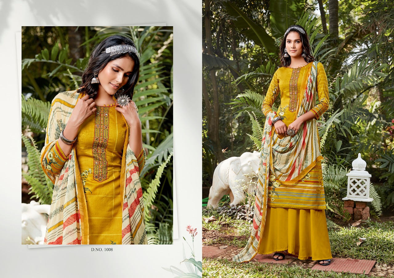 Kesariya  Presents Raazi Casual Wear Dress Material Collection