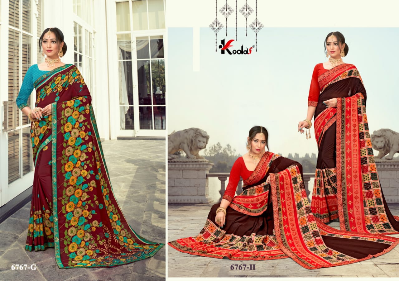 Kodas Presents Aradhna Vol 27 Regular Wear Sarees Collection