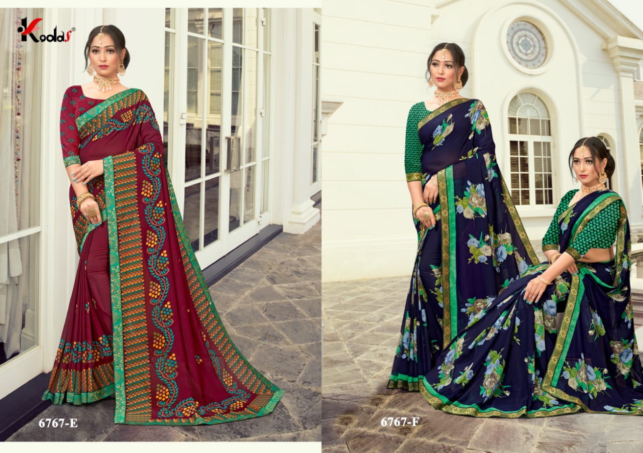 Kodas Presents Aradhna Vol 27 Regular Wear Sarees Collection