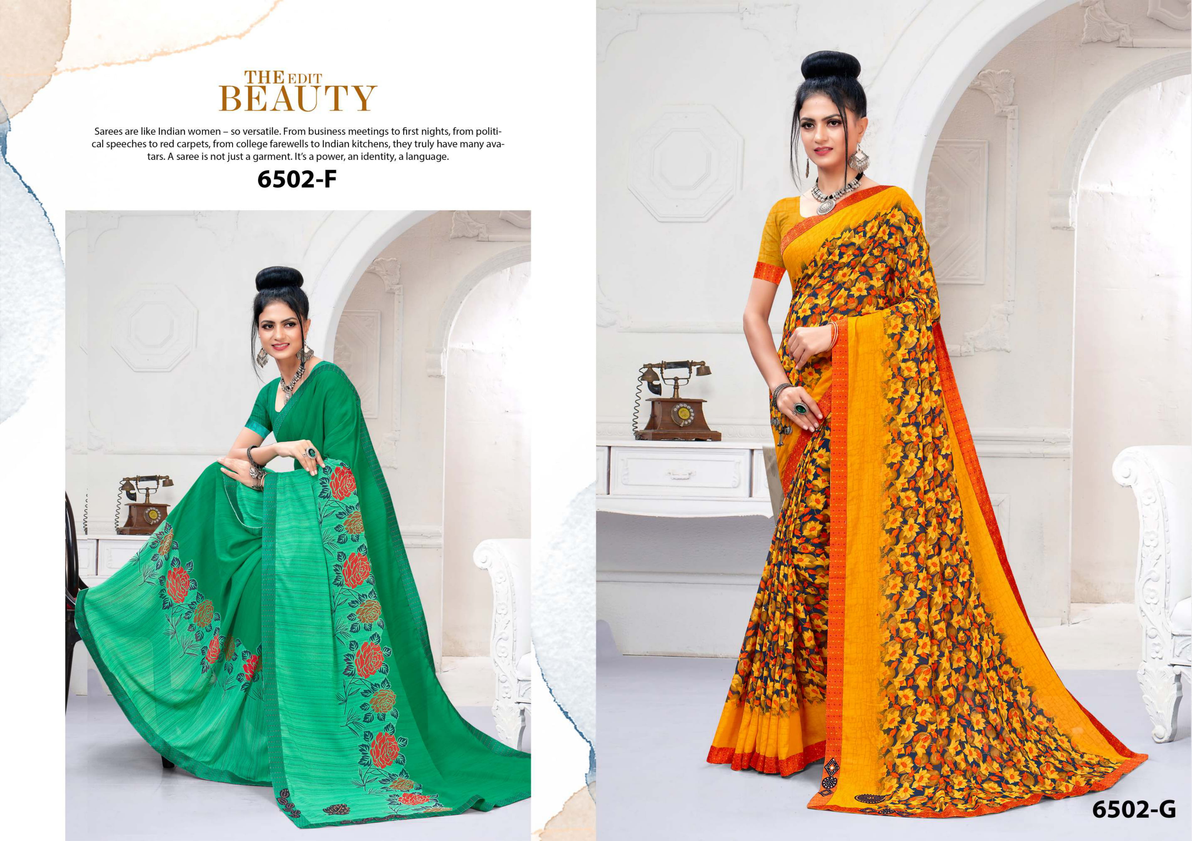 Kodas Presents Nisha Printed Sarees Collection