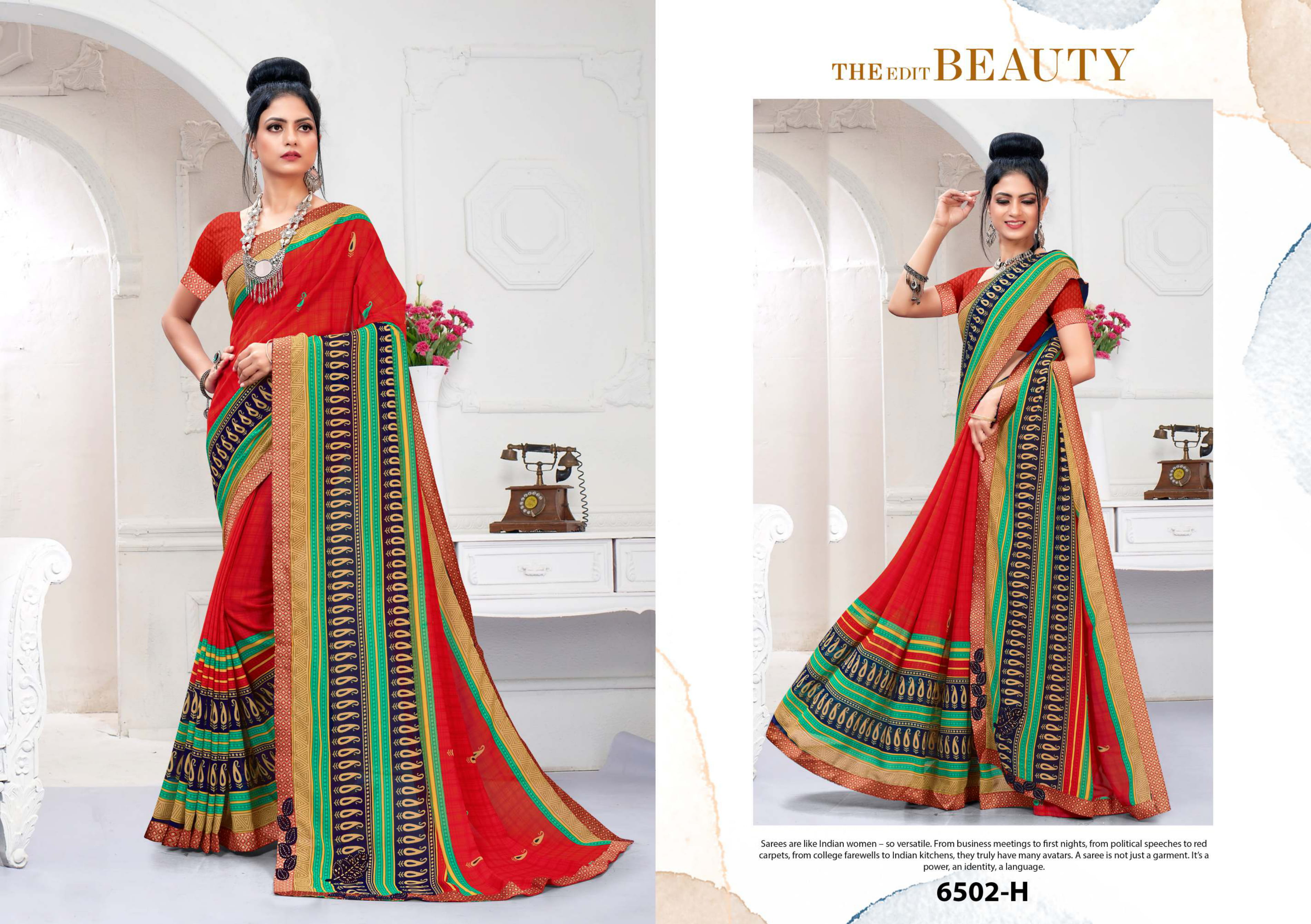 Kodas Presents Nisha Printed Sarees Collection