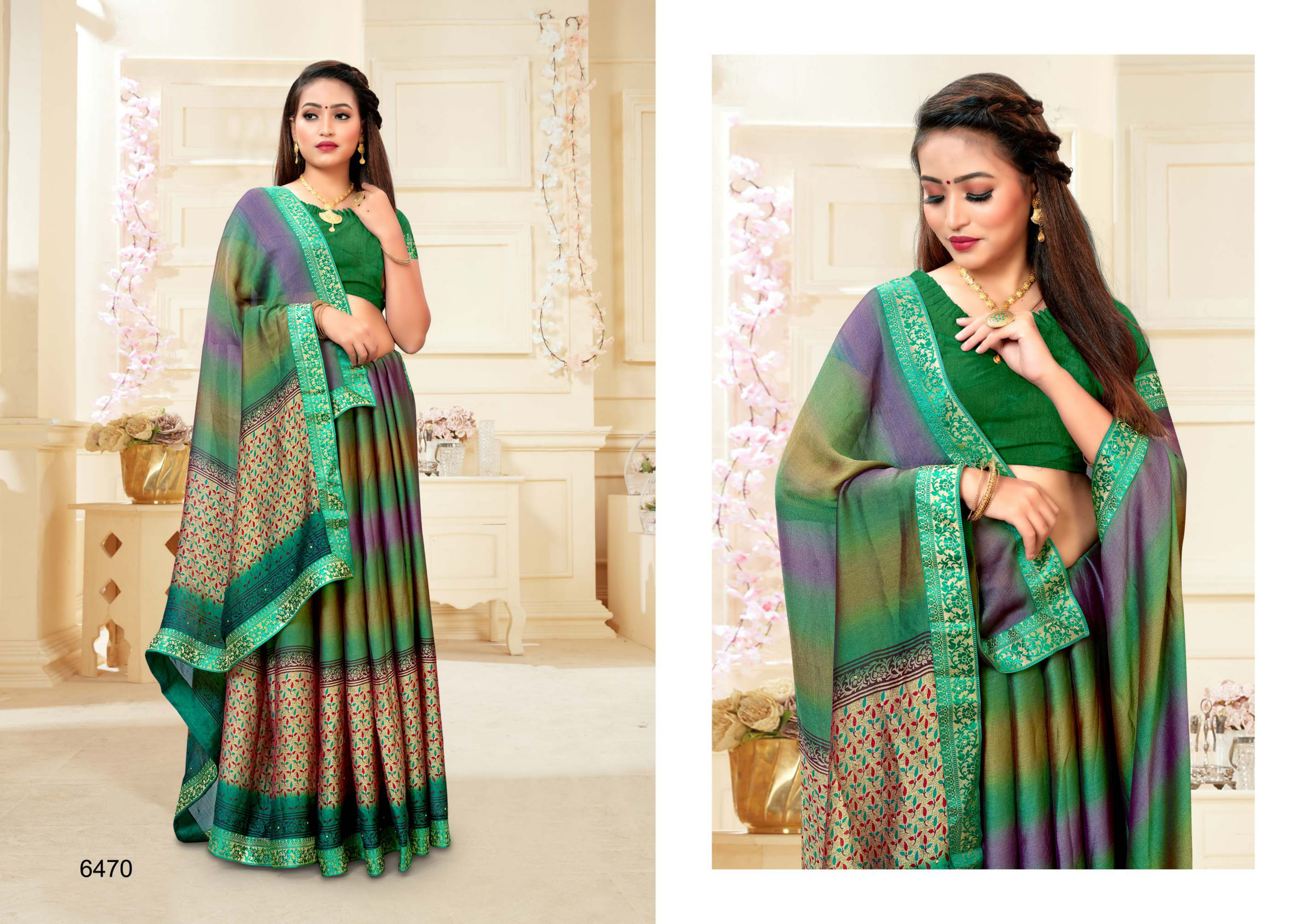 Kodas Presesnts Unnati Regular Wear Printed Sarees Collection